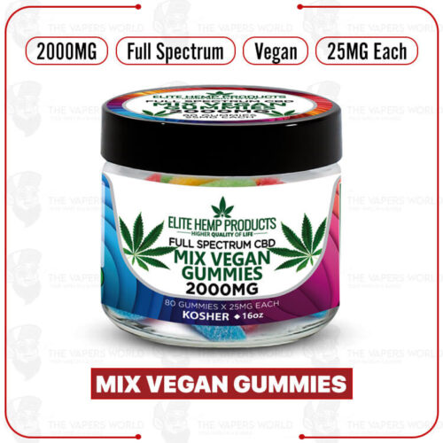 Elite Hemp - Mix Vegan Gummies 2000MG