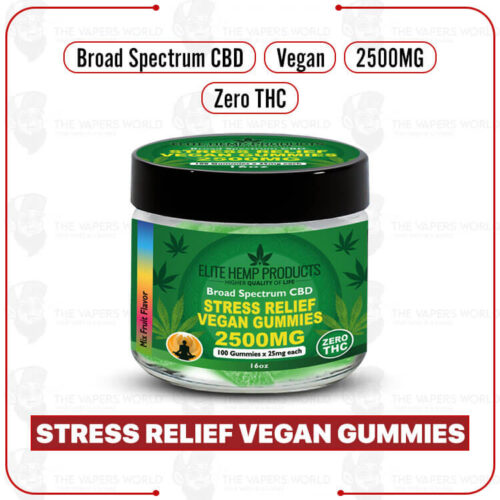 Elite Hemp - Stress Relief Vegan Gummies 2500mg