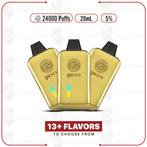 Gold Bar 24Seven 24K Puff Disposable