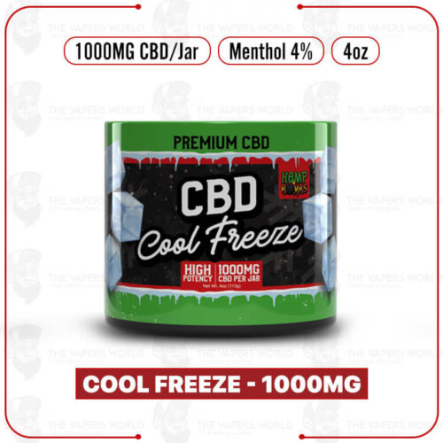 Hemp Bombs 1000MG Premium CBD High Potency Pain Freeze Cream
