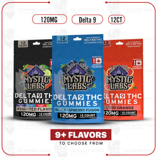 Mystic Labs Delta 9 Gummies 120MG - 12CT
