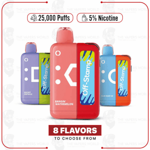 Off Stamp X- Cube 25K Puff Disposable Kit