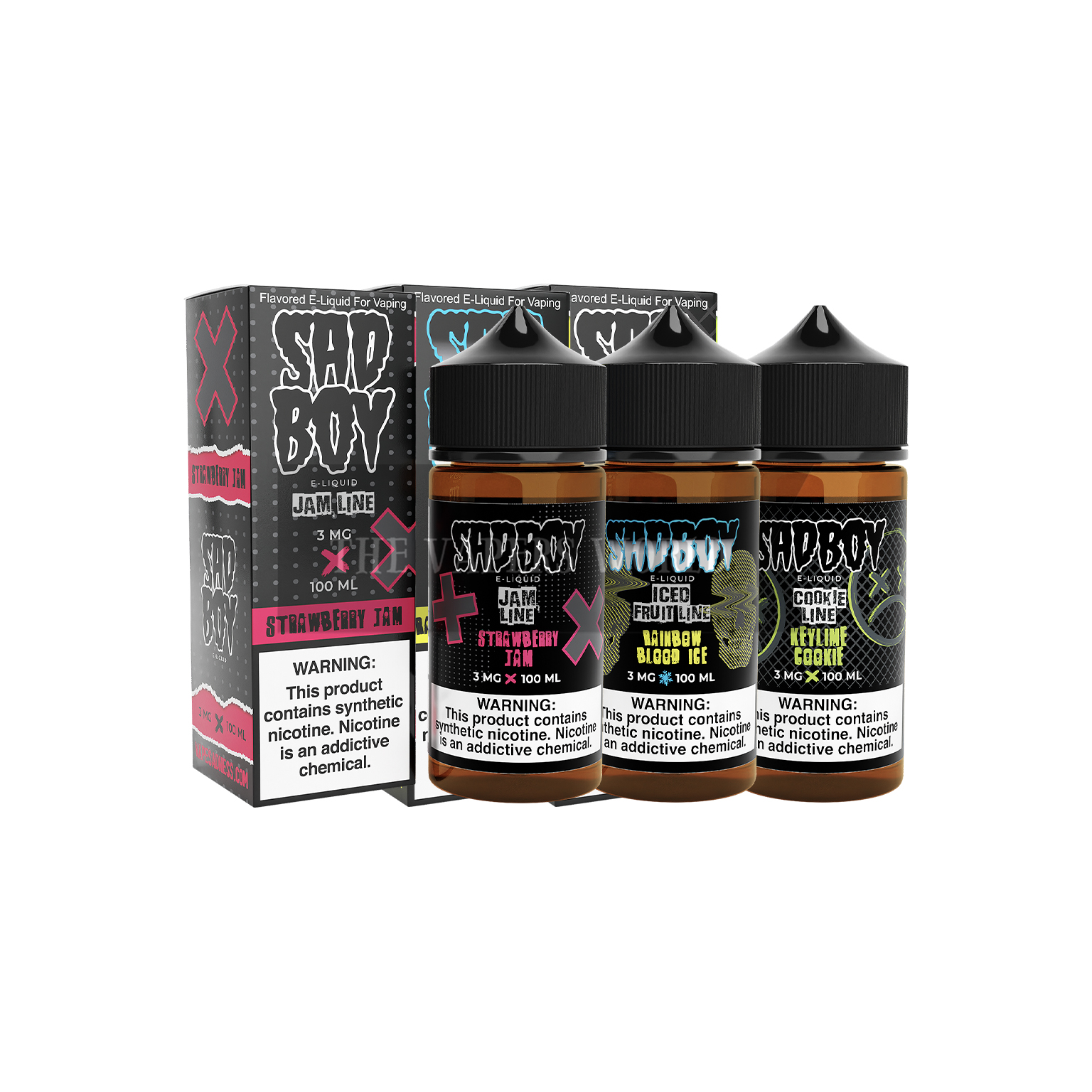 Sad Boy E-Liquid Vape 100ml - Image 3