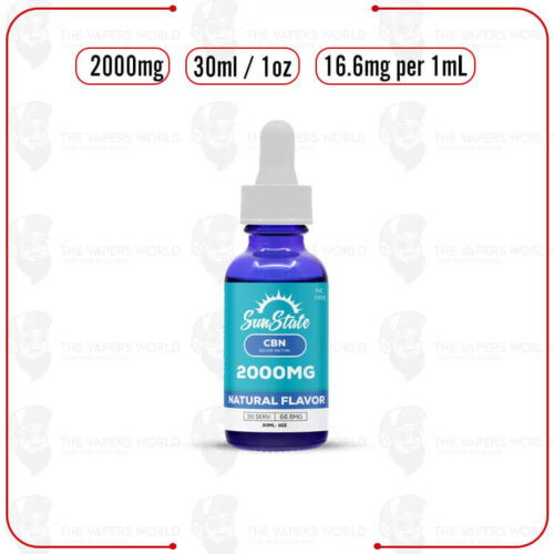 Sun State Hemp CBN MCT Oil Tincture 30ml 2000mg