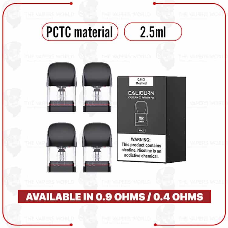 Uwell Caliburn G3 Replacement Pod Cartridge - 4PK