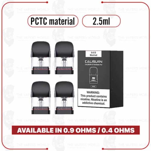 Uwell Caliburn G3 Replacement Pod Cartridge - 4PK