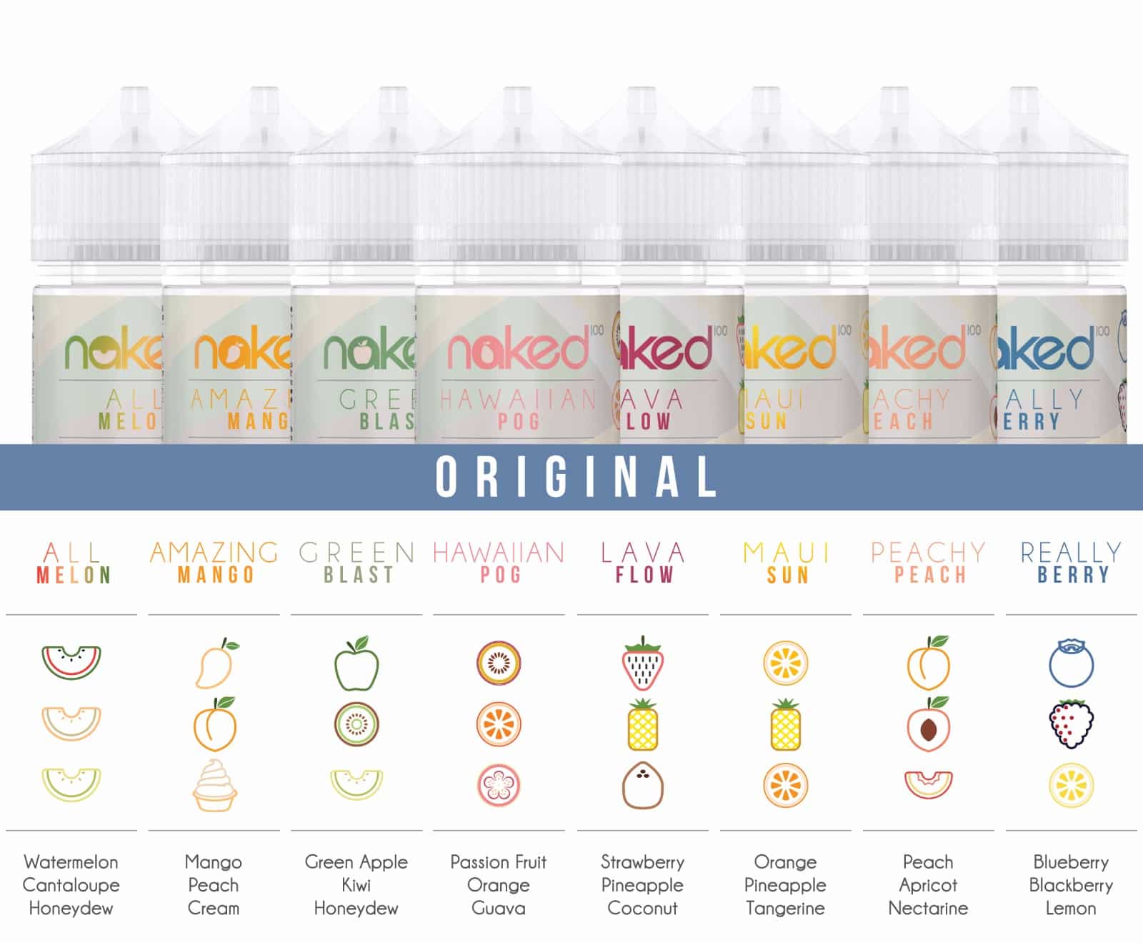 Naked 100 E-Liquid Vape Flavors 60ml - Image 5