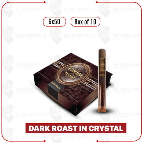 Cafeina Dark Roast In Crystal 6x50 Cigars | Box of 10