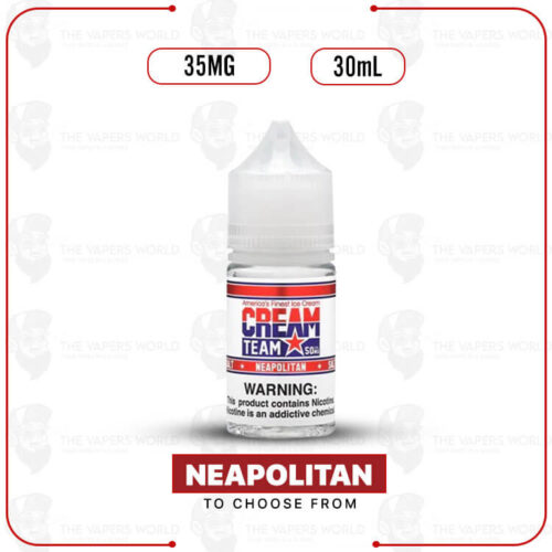 Cream Team Salt 30ml E-Juice 35MG