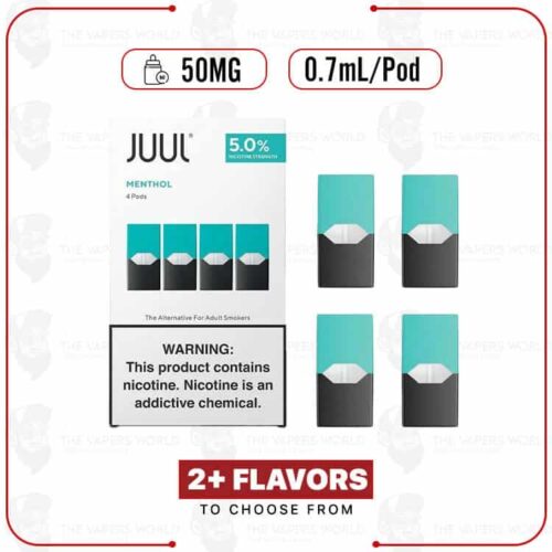 JUUL Pods – 5% Nicotine – 0.7ml – 4 CT