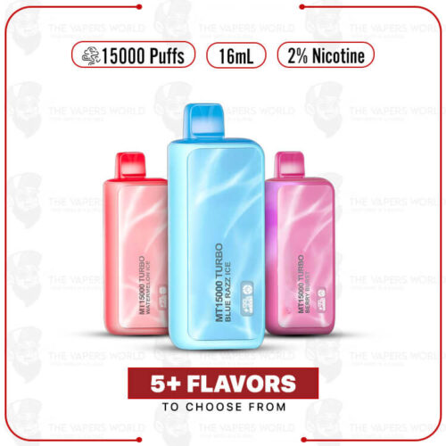 MT15000 Turbo 15K Puffs  2% Nicotine Disposable Vape