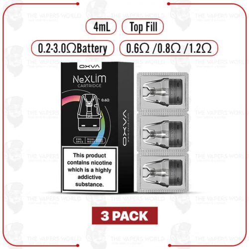 OXVA NeXLIM Replacement Pod Cartridge - 3PK