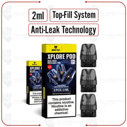 Urban Tale Xplore Replacement Pod Cartridge – 3PK