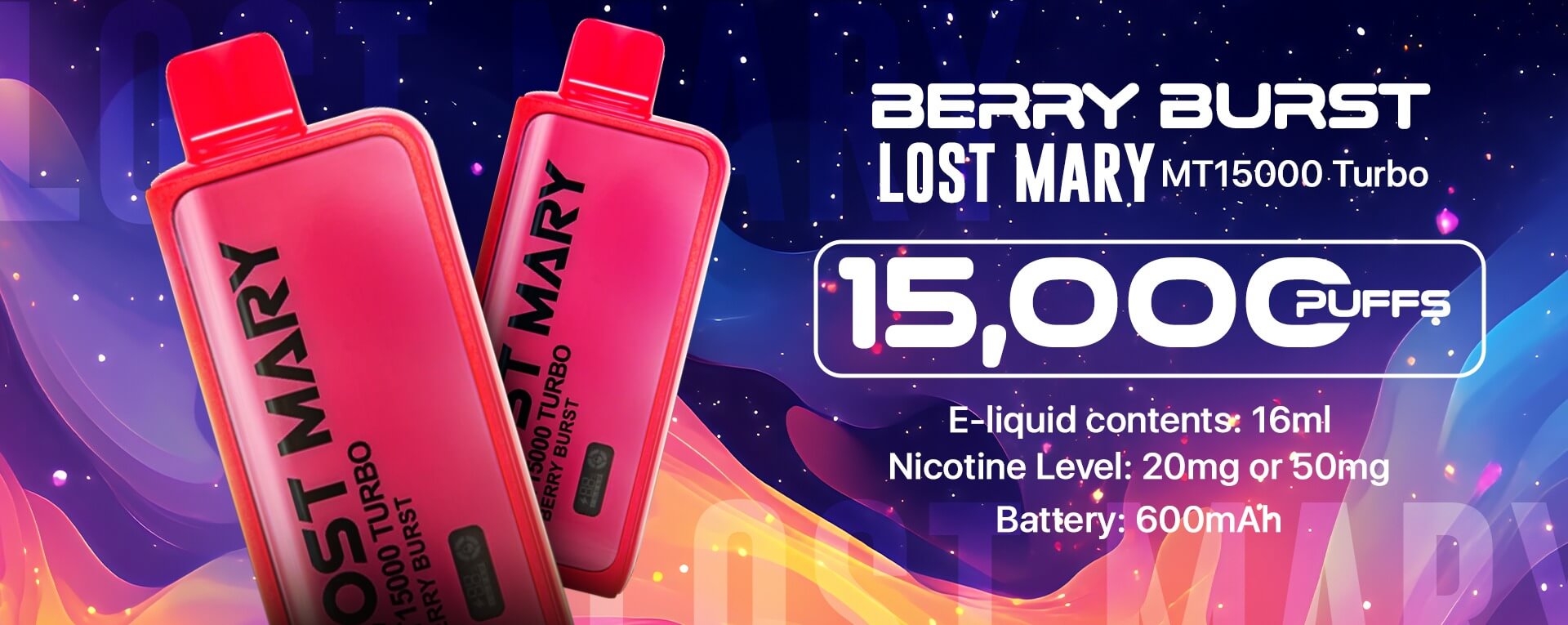 Berry Burst Lost Mary - MT15000