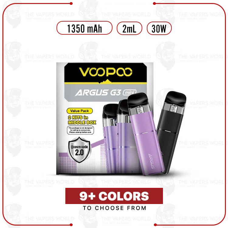 VooPoo ARGUS G3 Mini Pod Kit Bundle