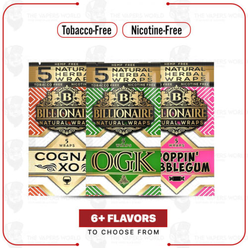 Billionaire Tea Leaf Herbal Wraps – 50/25’s