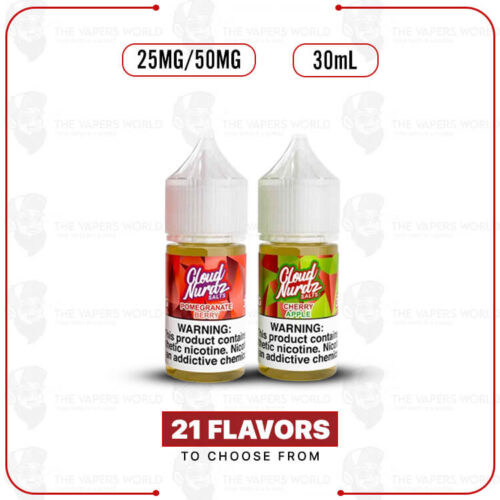 Cloud Nurdz Salts Synthetic Nicotine 30mL E-Juice