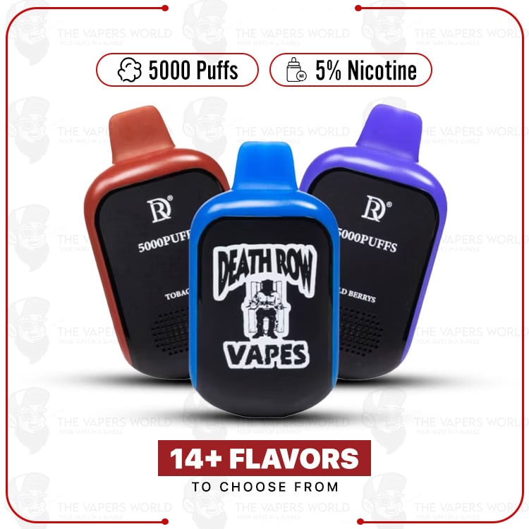 DEATH ROW Disposable Vape Device 5000 Puffs $15.95