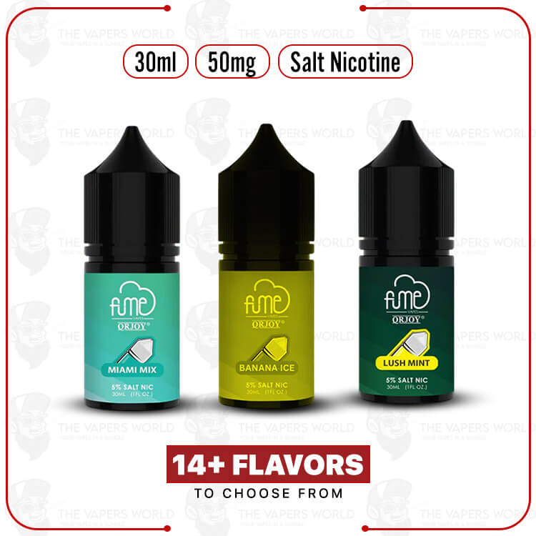 FUME Salt Nic Juice Vape Flavors 30mL