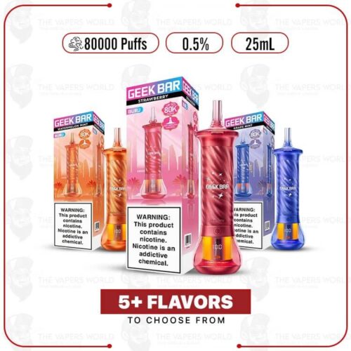 Geek Bar Burj Hookah 80K Puff Disposable 0.5%