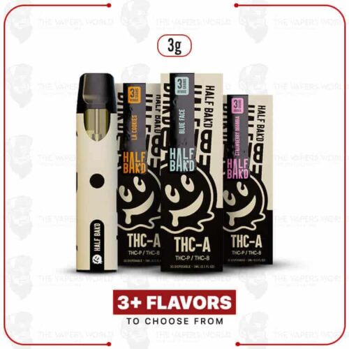Half Bak’d THC-A Blend Disposable – 3G