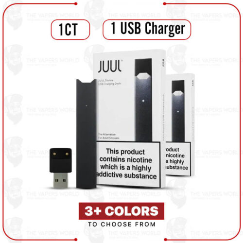 JUUL Vape Device Kit – Pod System – 1 Count