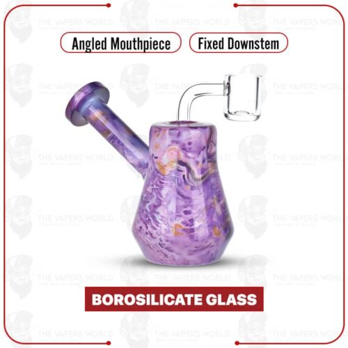 Marbled Mini Glass Dab Rig