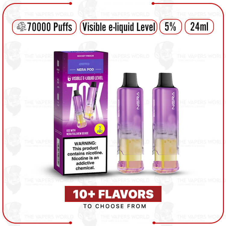 Nera Fullview 70K Disposable Refill Pod – 2PK