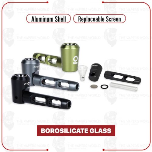 OnGrok Aluminum & Glass Spoon Pipe