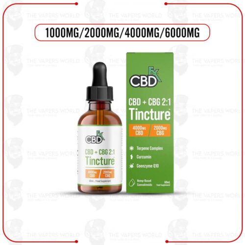 CBDFx CBD + CBG Oil Wellness Tincture - 4000MG