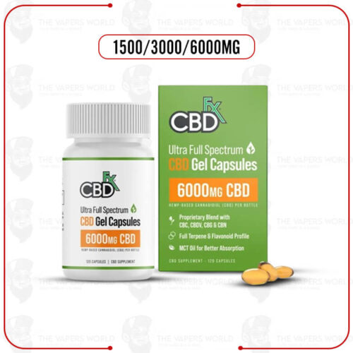 CBDFx Full Spectrum CBD Soft Gel Capsules - 1500MG