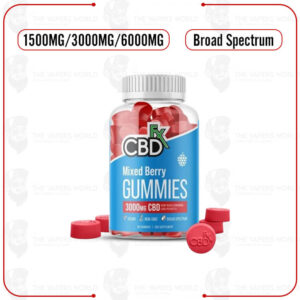 CBDFx Original Mixed Berry CBD Gummies – 6000MG