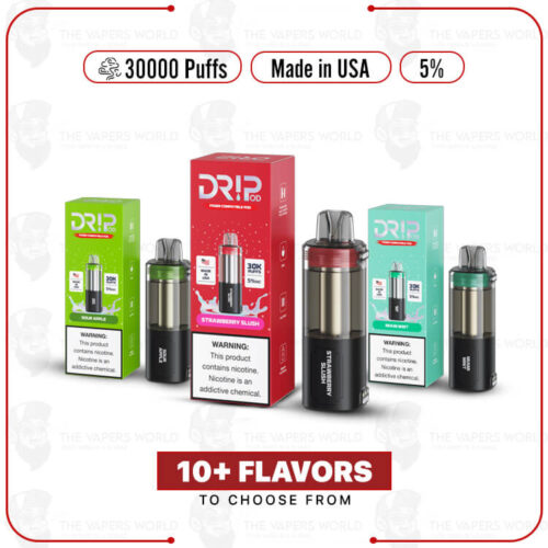 Drip 30K Disposable Refill Vape Pod - Made in USA