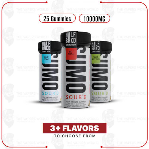 Half Bak'd SOUR'D Sumo Gummies 10,000MG