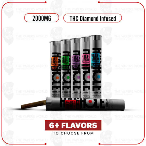Half Bakโd THC Core Hash Hole Pre-Rolls 2G โ 1CT