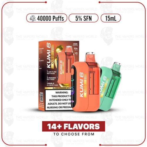 KUMI 6 Oro 40K Puff Disposable