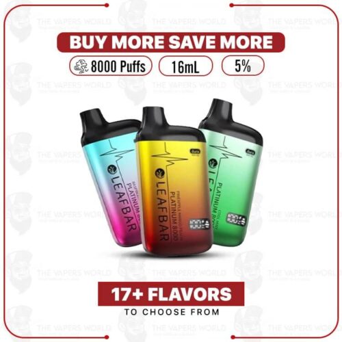 Leaf Bar Platinum 8000 Puff Disposable Vape