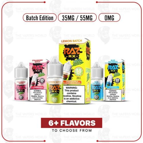 Pod Juice RX Raz Tobacco Free Nicotine Batch Edition 30ml Salt E-Juice