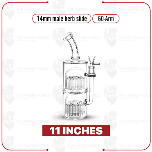 Pulsar 60-Arm Glass Water Pipe