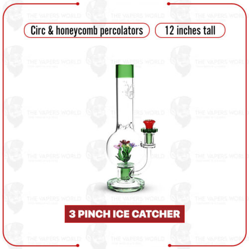 Pulsar Flower Glass Water Pipe