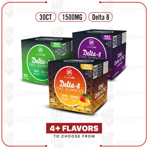 Cannabis Life Delta-8 THC Gummies โ Extra Strength 1500mg (30CT)