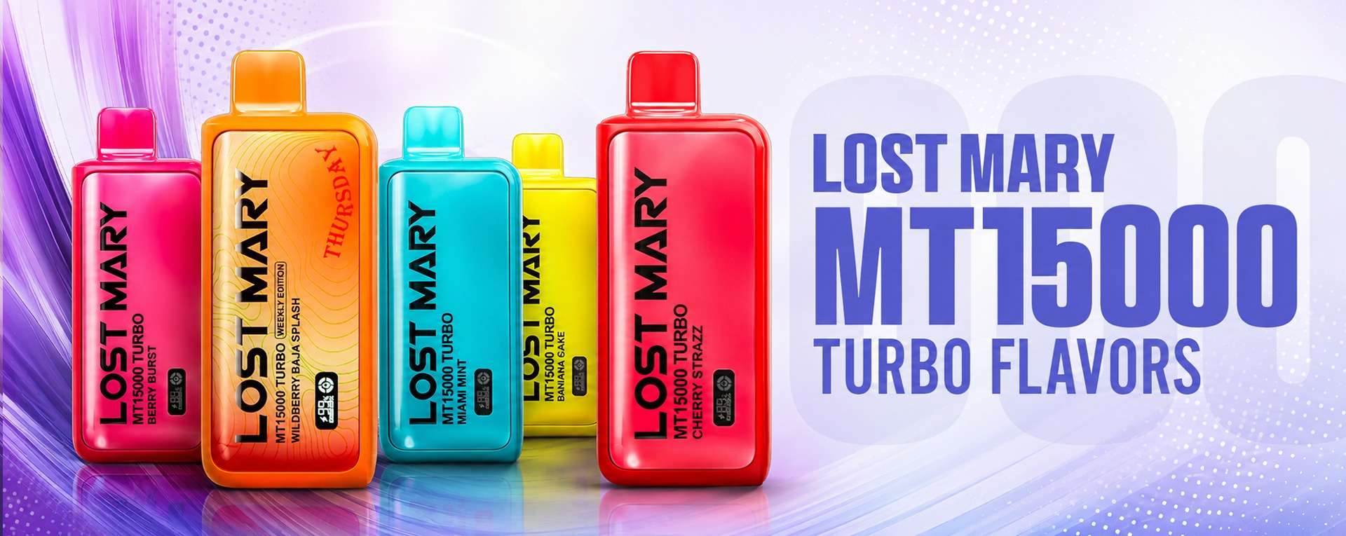 lost mary turbo best flavors MT15000 Flavors: to Try HQD Cuvie Plus 9000 Flavor:Strawberry Banana (Luster Edition) Blueberry Punch RAZ LTX