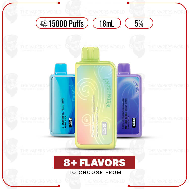 MT15000 Turbo 15k Puffs Weekly Edition Disposable Vape
