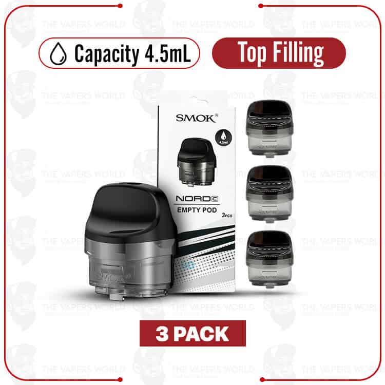 SMOK NORD C Empty Replacement Pod Cartridge – 3PK