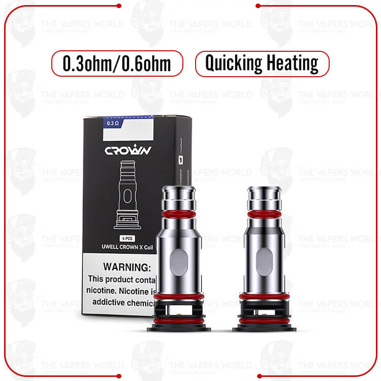 Uwell Crown X Replacement Coil – 4PK