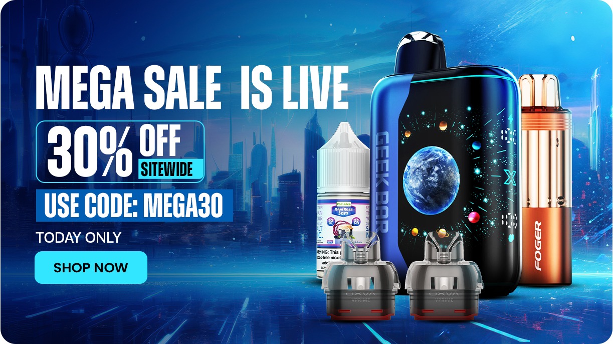 Mega Sale: 30% OFF Sitewide